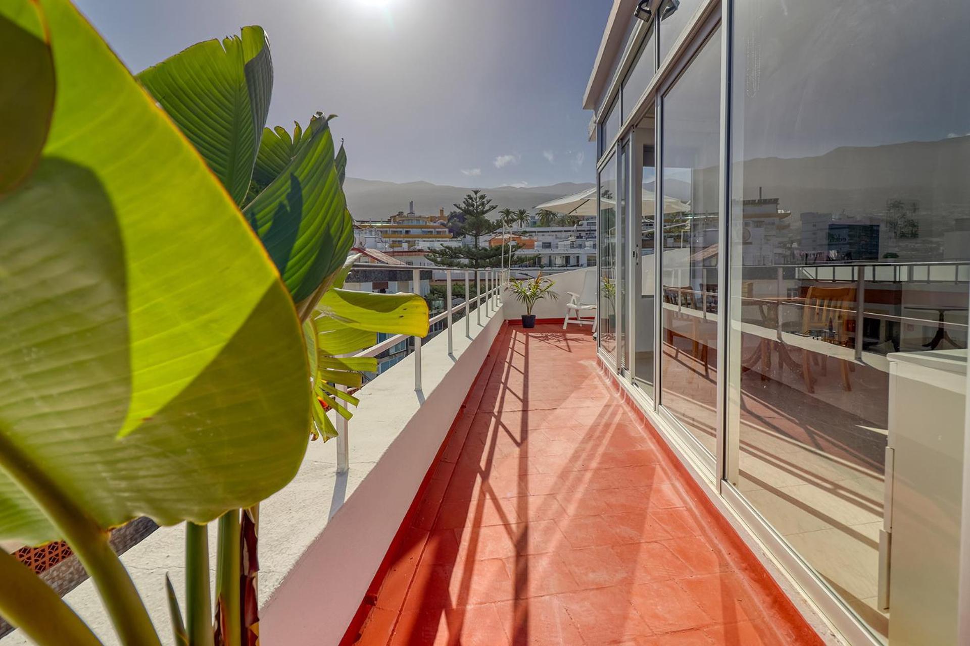 Spacious Penthouse With King-Size Bed, Huge Terrace, Ocean & Teide View Puerto de la Cruz  Exterior foto